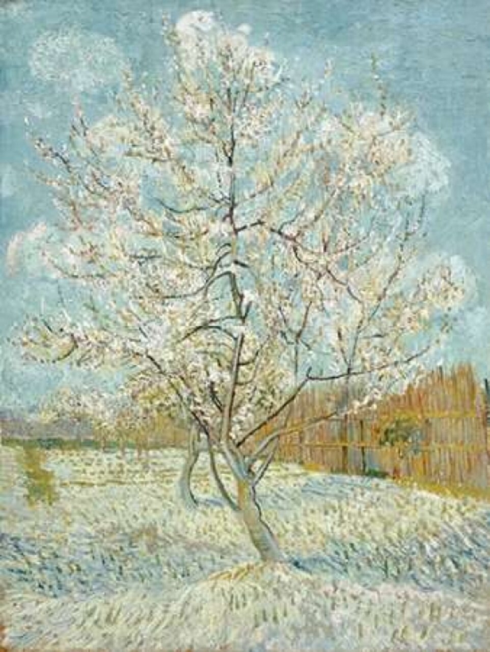 The Pink Peach Tree Poster Print by Vincent van Gogh - Item # VARPDX3VG548